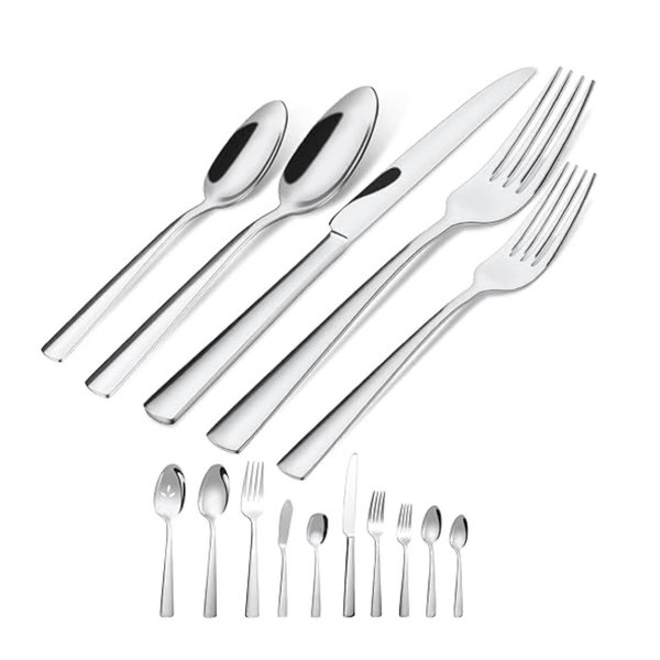 45-Piece Flatware Sets (Silver)