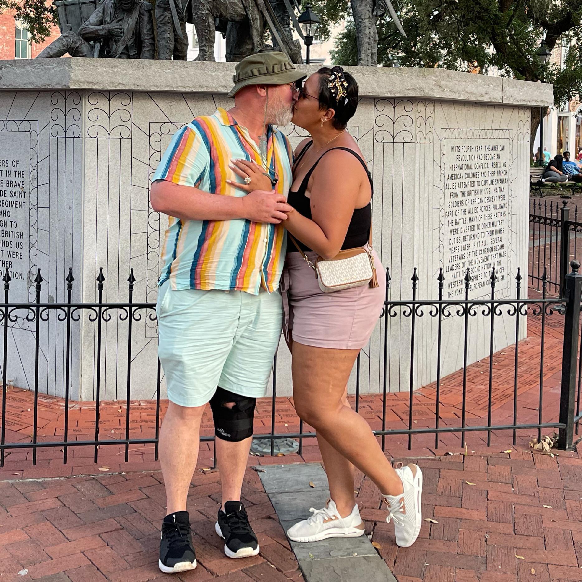 In Savannah, Georgia when he OFFICIALLY asked me to marry him! - July 4th, 2021