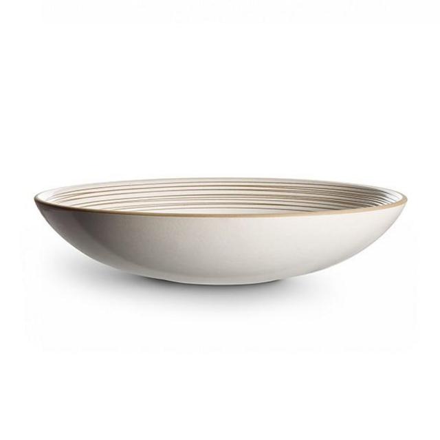 HEATH Bird's Nest Etched Shallow Salad Bowl