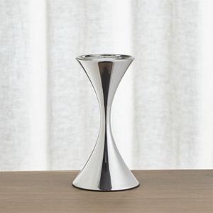 Arden Medium Stainless Steel Pillar Candle Holder
