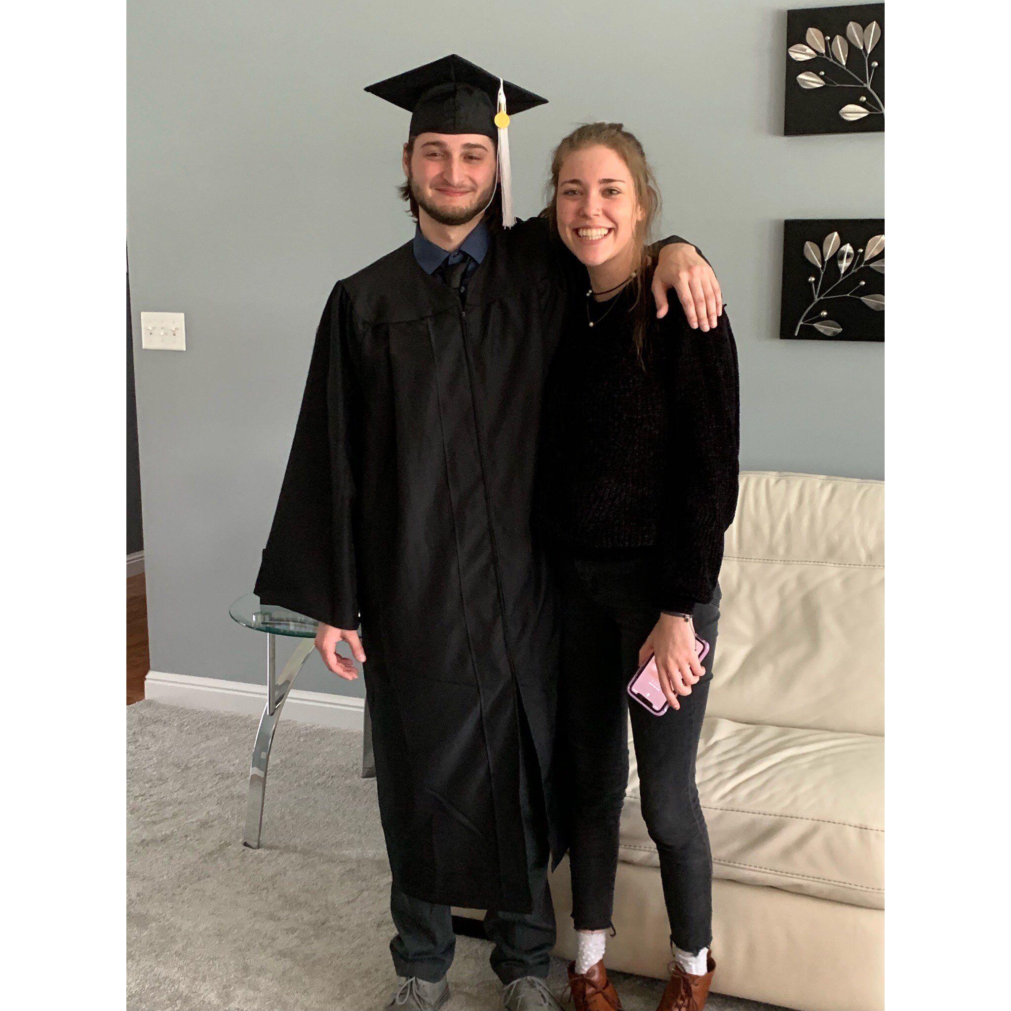 Kyle graduated from Lindenwood on May 11th, 2019