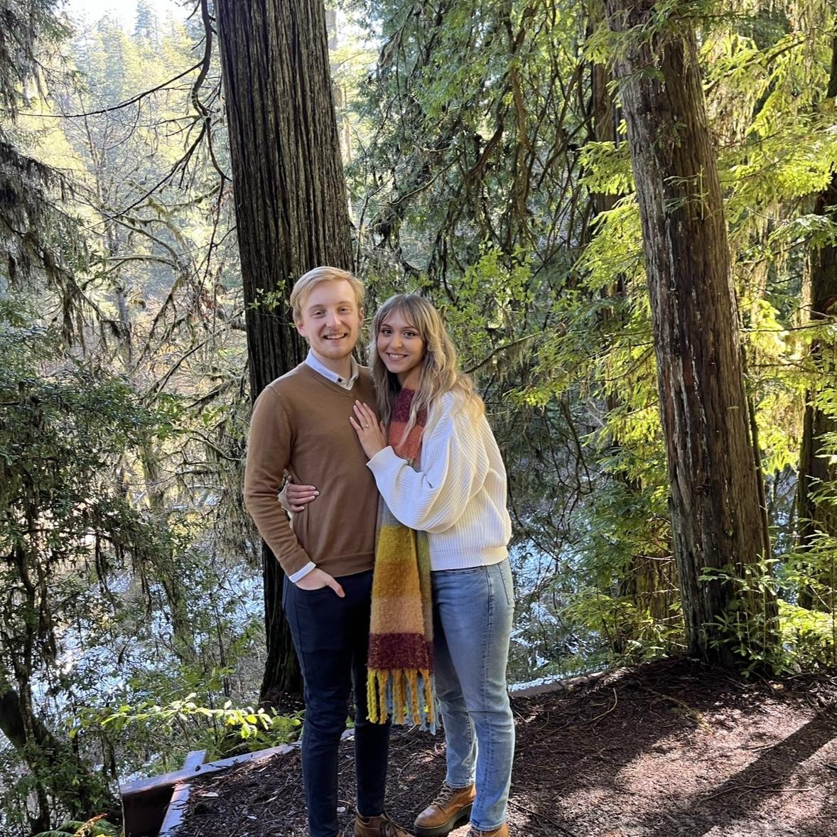 From our engagement in the Redwoods!