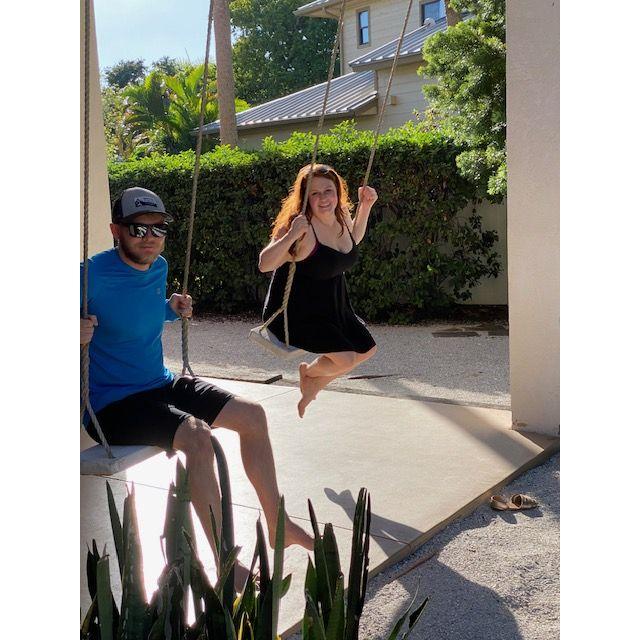 Our first holiday together: Thanksgiving in Sarasota, FL with Kyle's family!