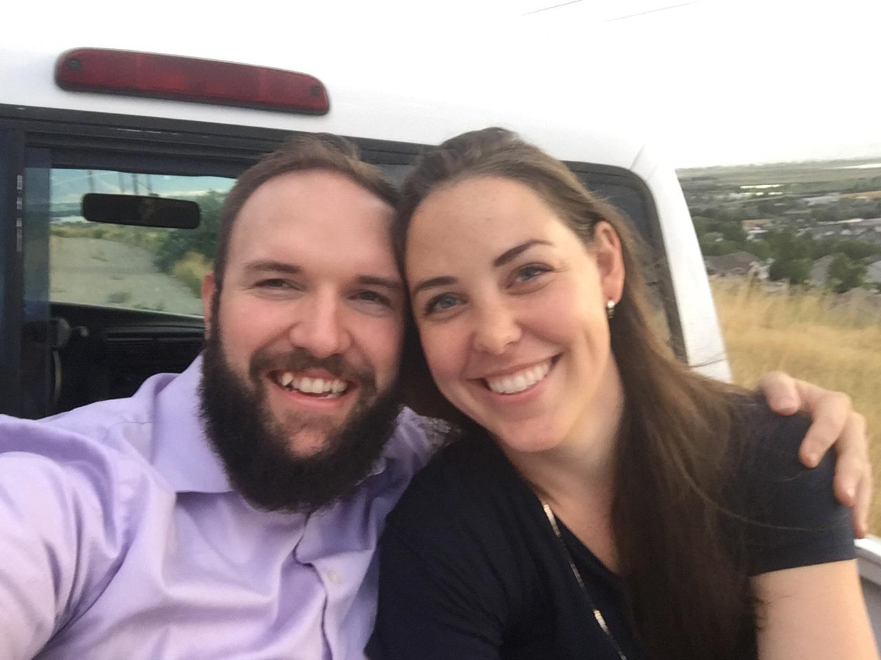 After meeting at church and going on one date in NYC, Matt and I talked all summer. I came out to Utah in August for our second date and Matt’s beard was slightly tidier than when we first met.