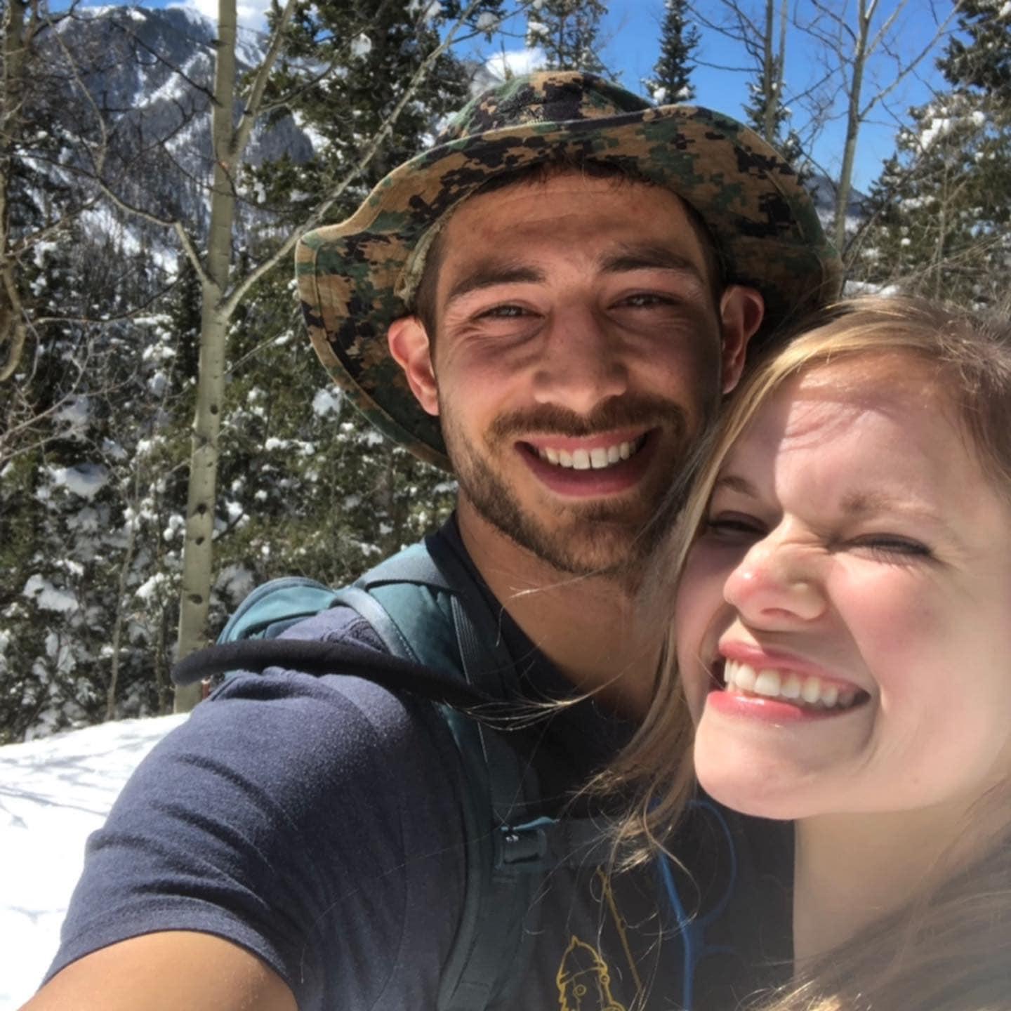 Snowshoe hiking in Colorado!
