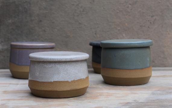 French butter dish, butter keeper, pottery butter dish, ceramic butter dish, choose your color