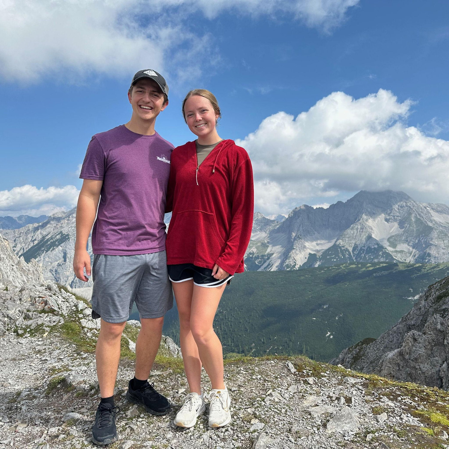 Top of 16 mile hike in Innsbruck, Austria
