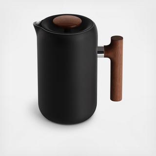 Clara French Press with Walnut Handle