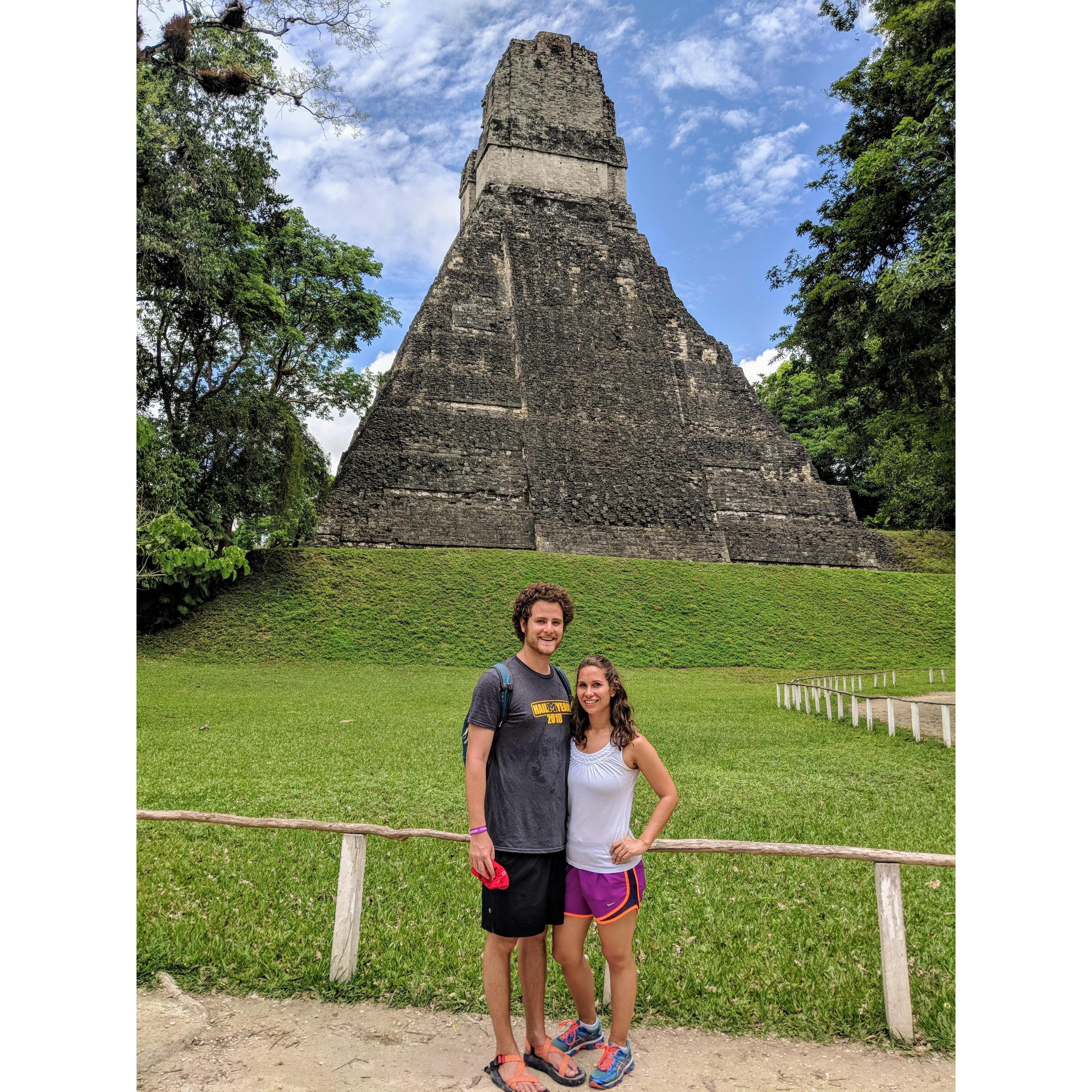 Can't Belize we actually got a photo together on one of our trips. (This is actually Guatemala but it was part of our Belize trip and we had to use the pun)