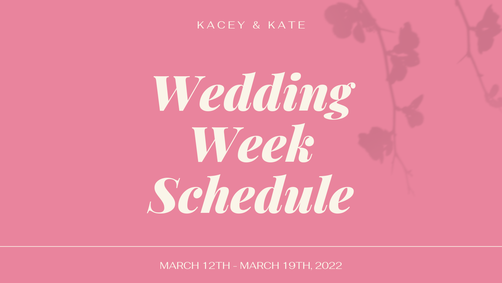 The Wedding Website of Kate Williams and Kacey Russell