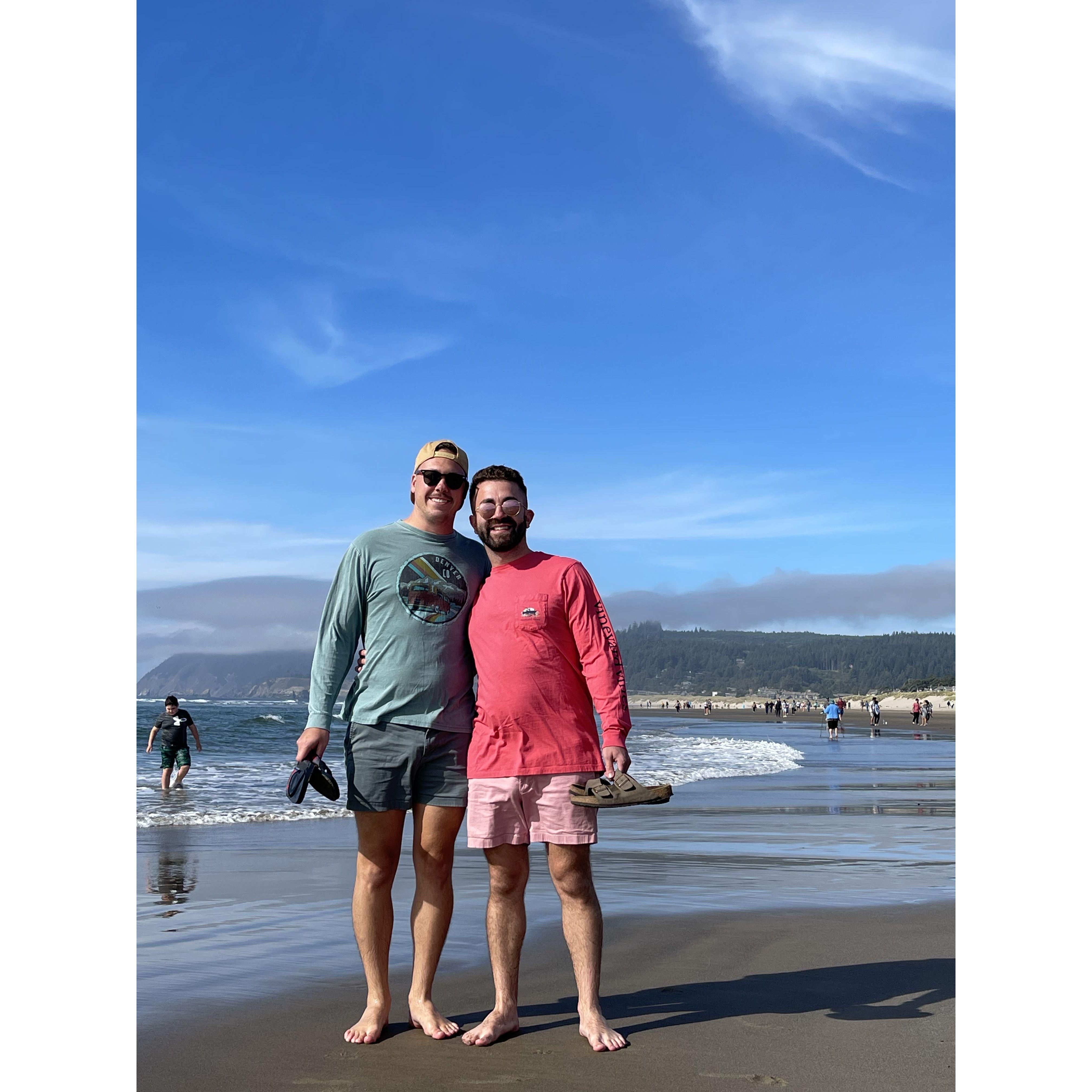 Cannon Beach, Oregon! Our favorite vacation spot.