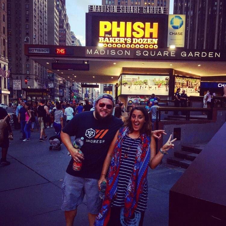 Our favorite thing to do is attend Phish concerts. Phish took over Madison Square Garden for 13 nights back in 2017. NYC. Such an amazing experience ❤️