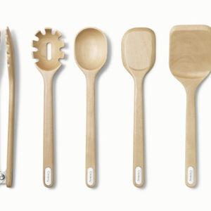 Utensil Set | 5-Piece Wooden Cooking Utensils