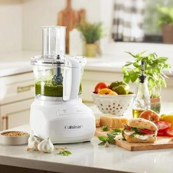 Cuisinart - 7-Cup Sleek and Modern Design Food Processor (White)