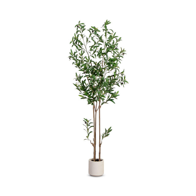 Nearly Natural 6' Artificial Minimalist Olive Tree