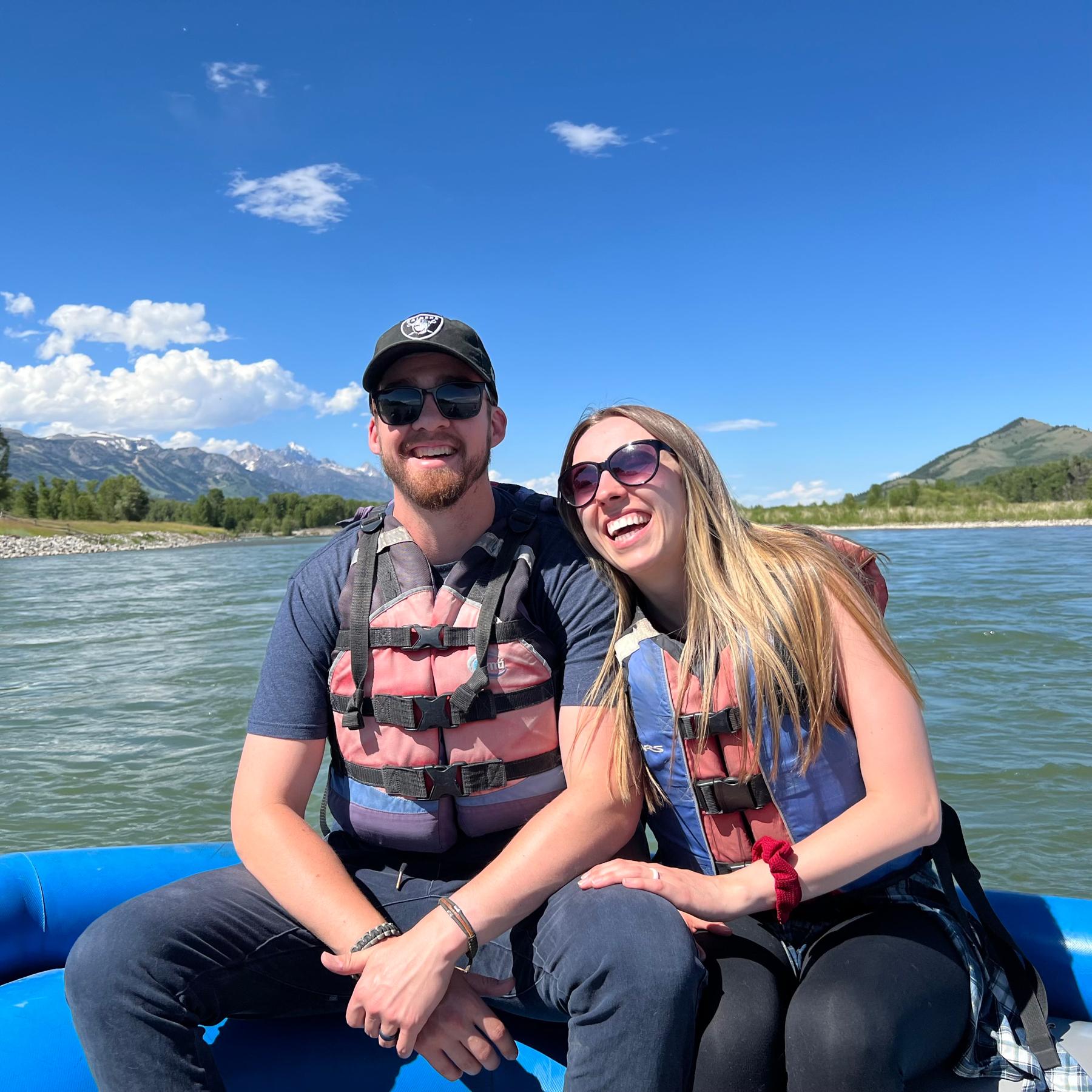 Rafting in the Grand Tetons
