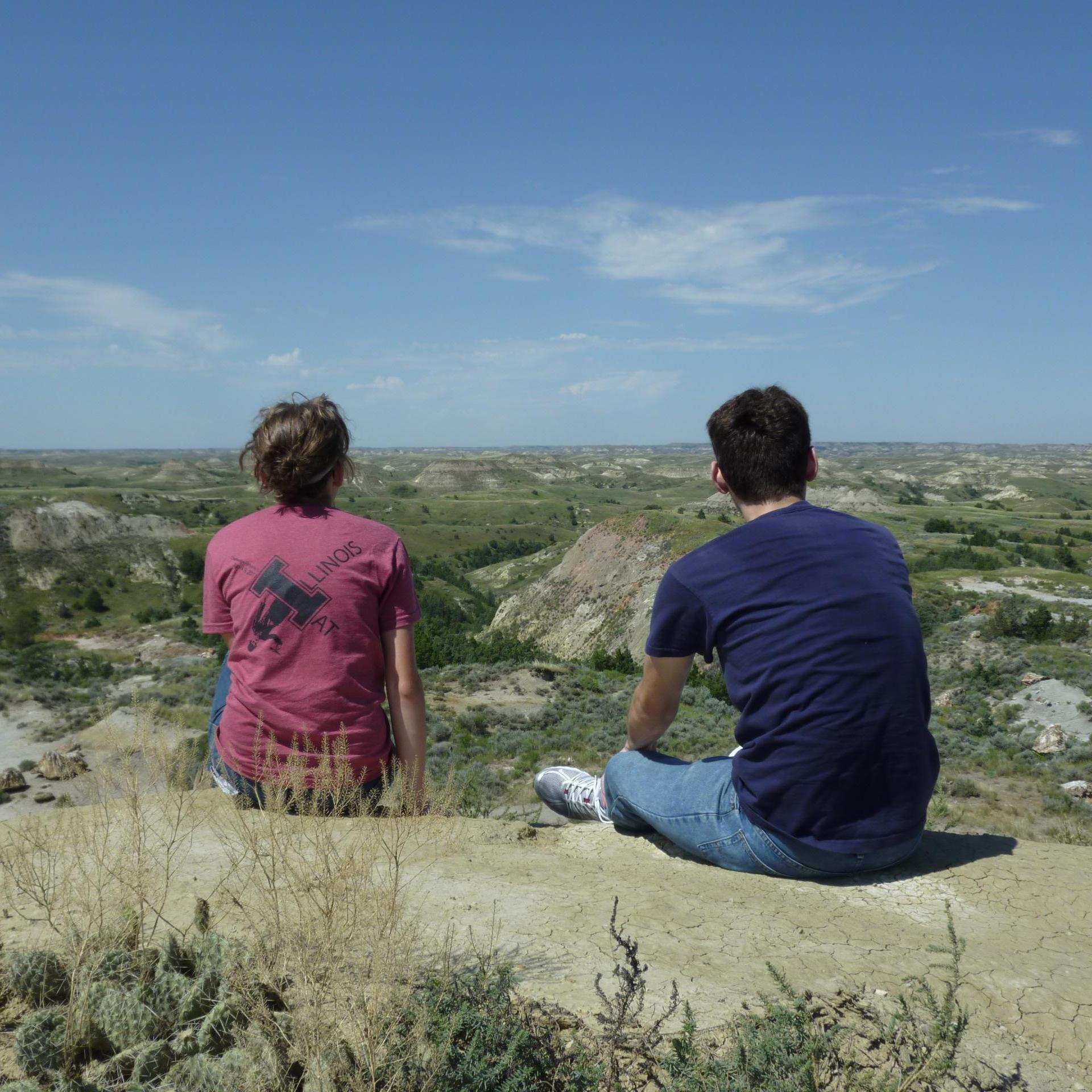Surveying the scenery in the Badlands (2011)
