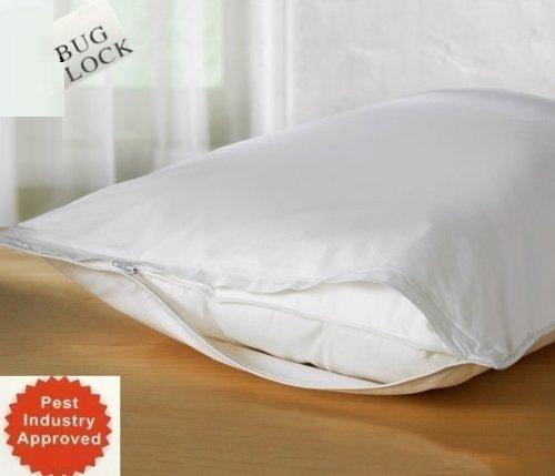 Premium BED Bugs Pillow Protector a Set of 2 Pillow Protectors - Lifetime Warranty (king (21"x"36))