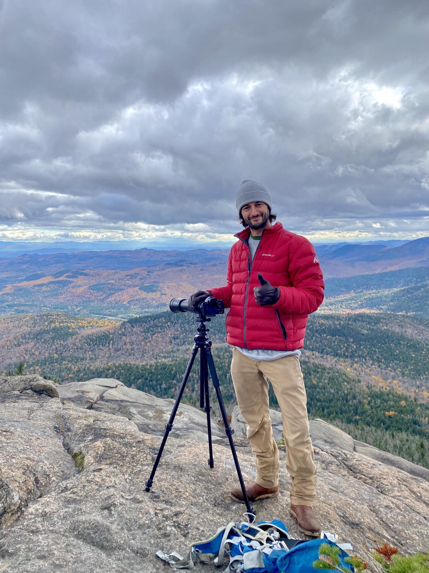 On top of Hurricane Mountain
