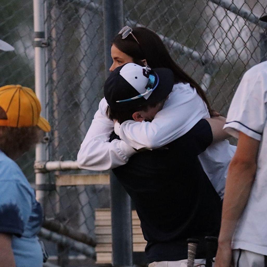 After baseball game hugs!!