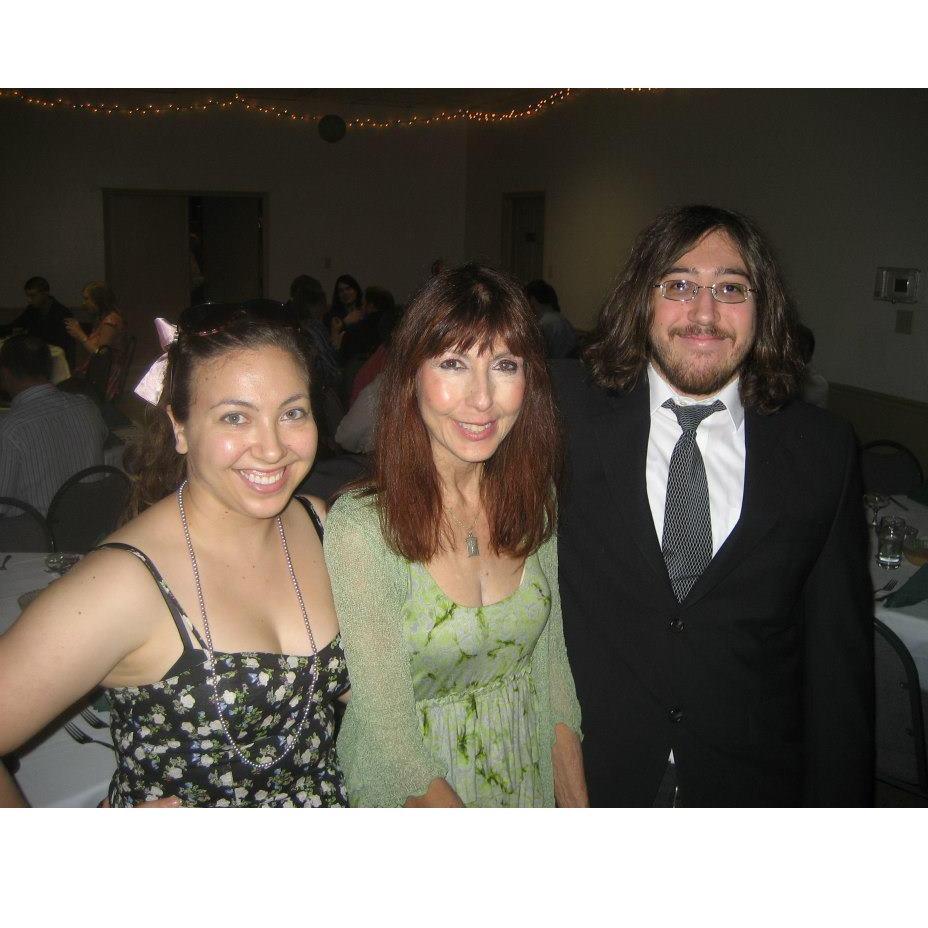 Max isn't in this one, but he was the photographer! Me, my mom, & my brother.