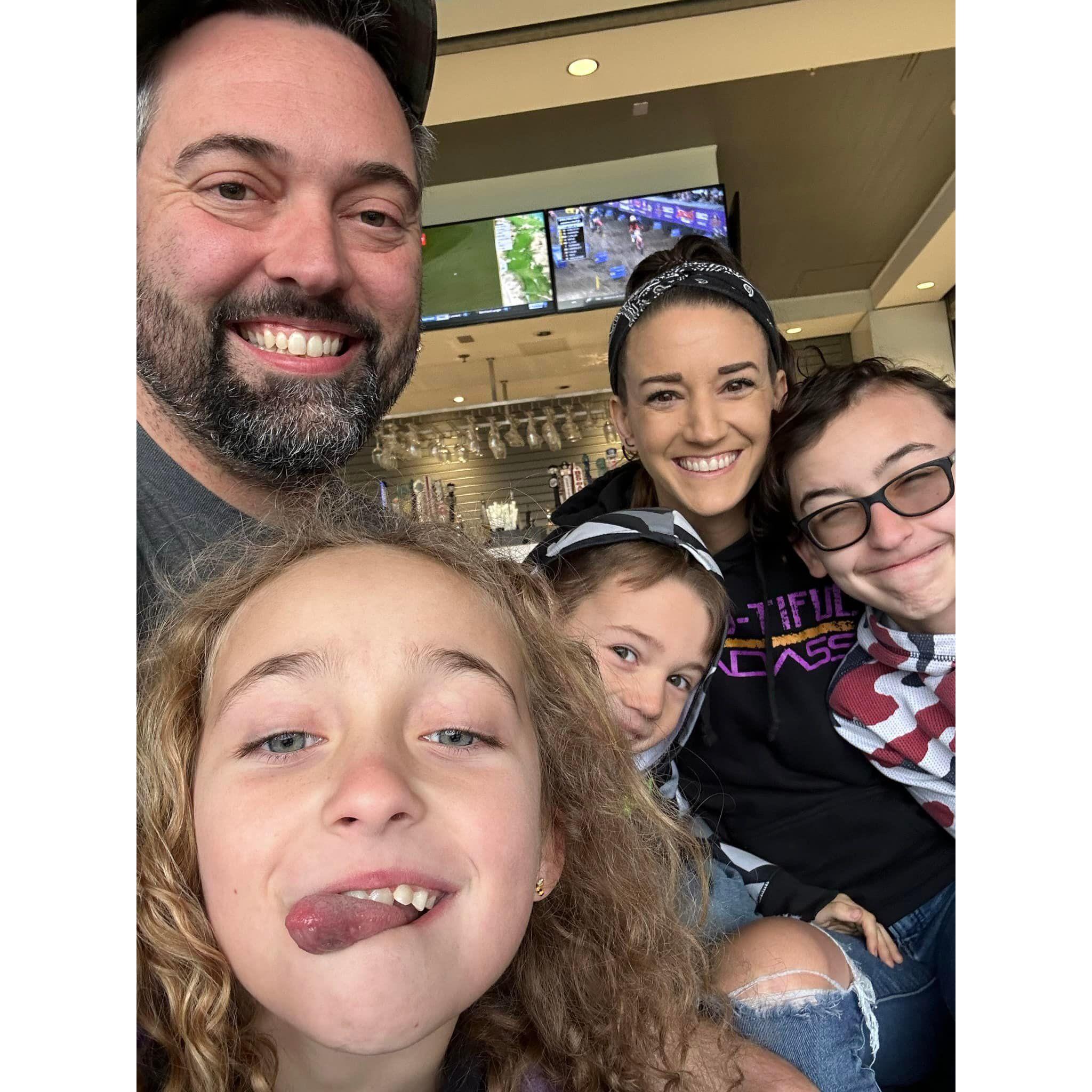 Fun times at Top Golf.