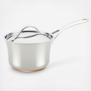 Nouvelle Copper Covered Saucepan