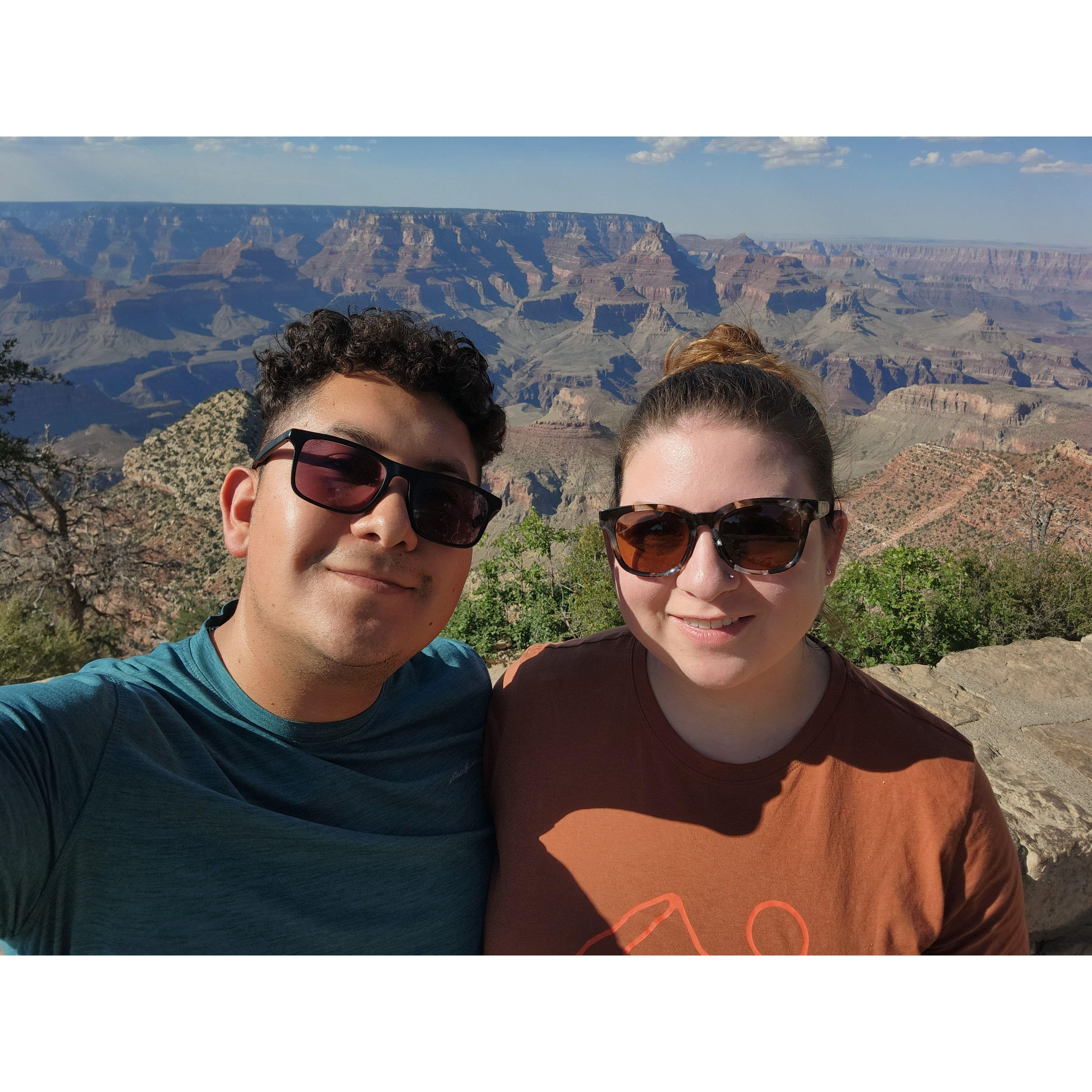Our first trip to the Grand Canyon as a couple