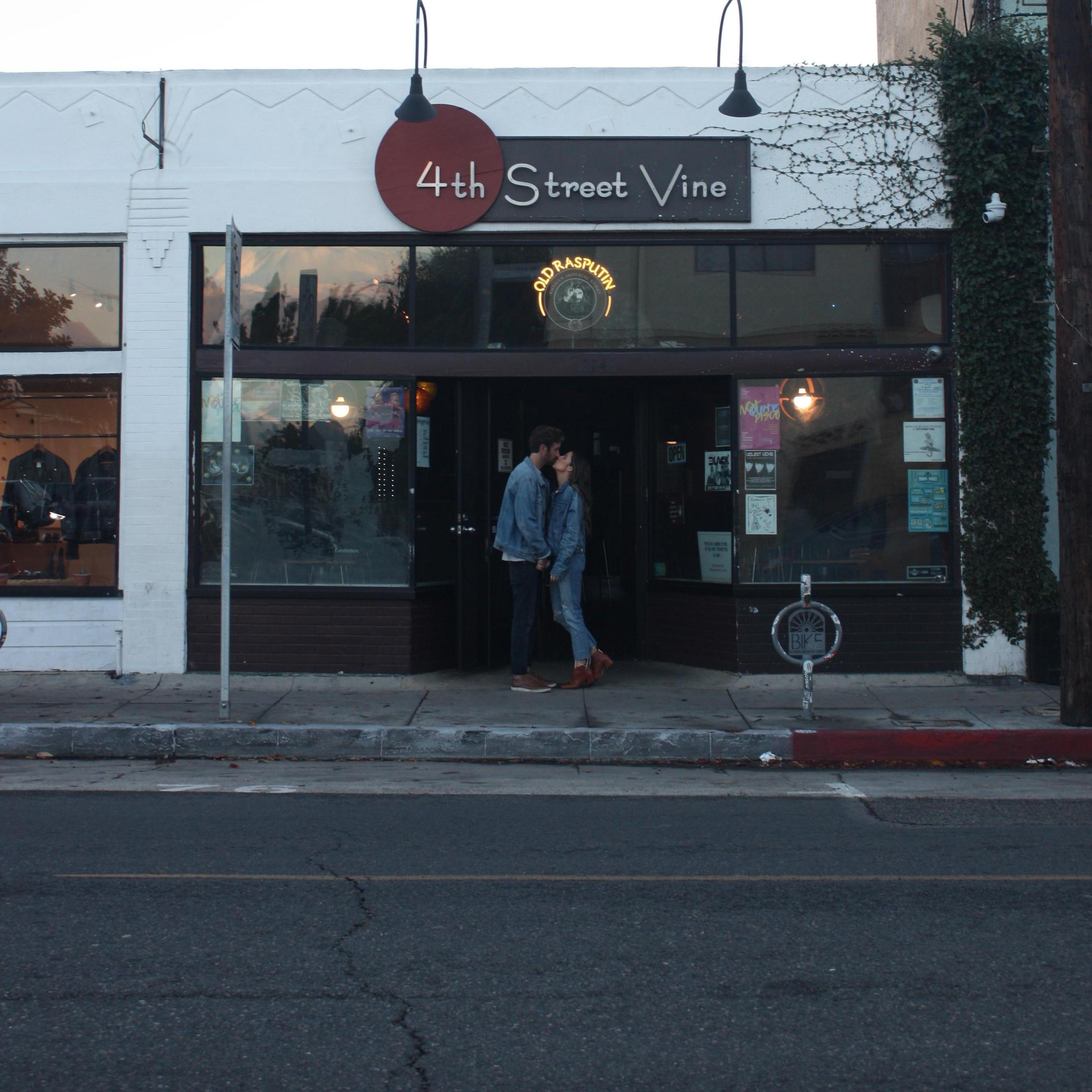 We had our first date at 4th Street Wine in Long Beach, CA. Matt was in Grad School at CSULB and I had just graduated and moved to Long Beach with my best friend Becky!