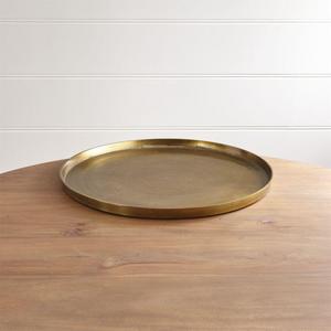 Element Metal Antiqued Brass Tray