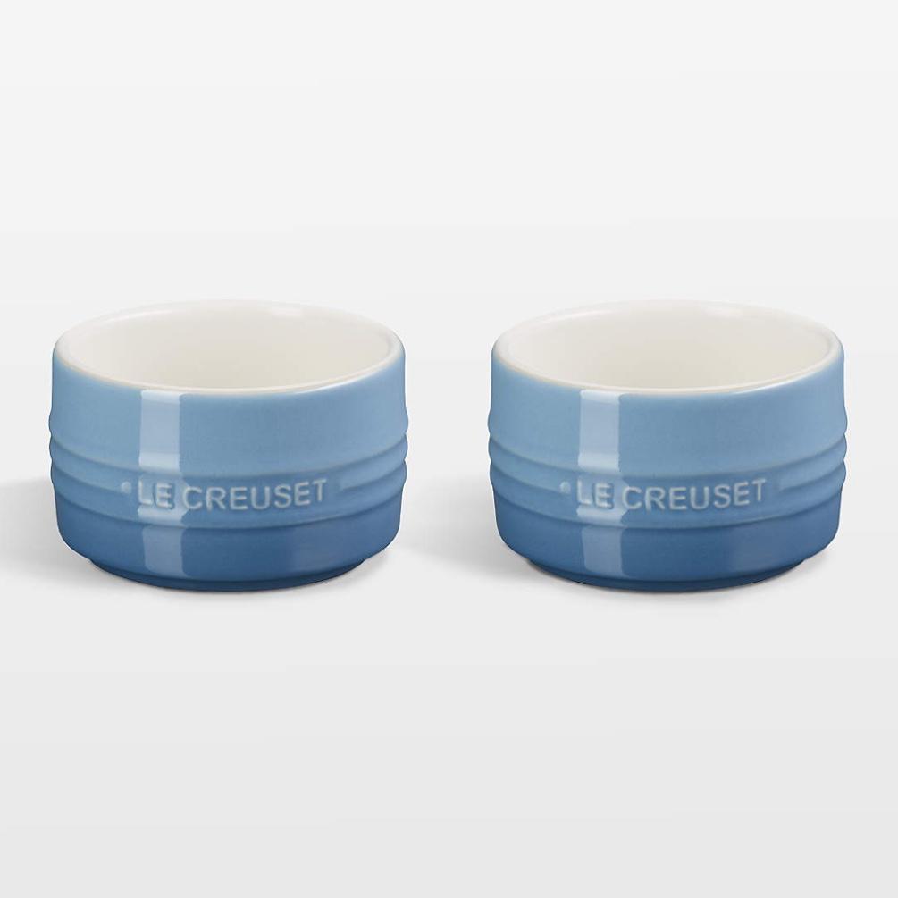 Le Creuset Round Chambray Ramekins, Set of Two