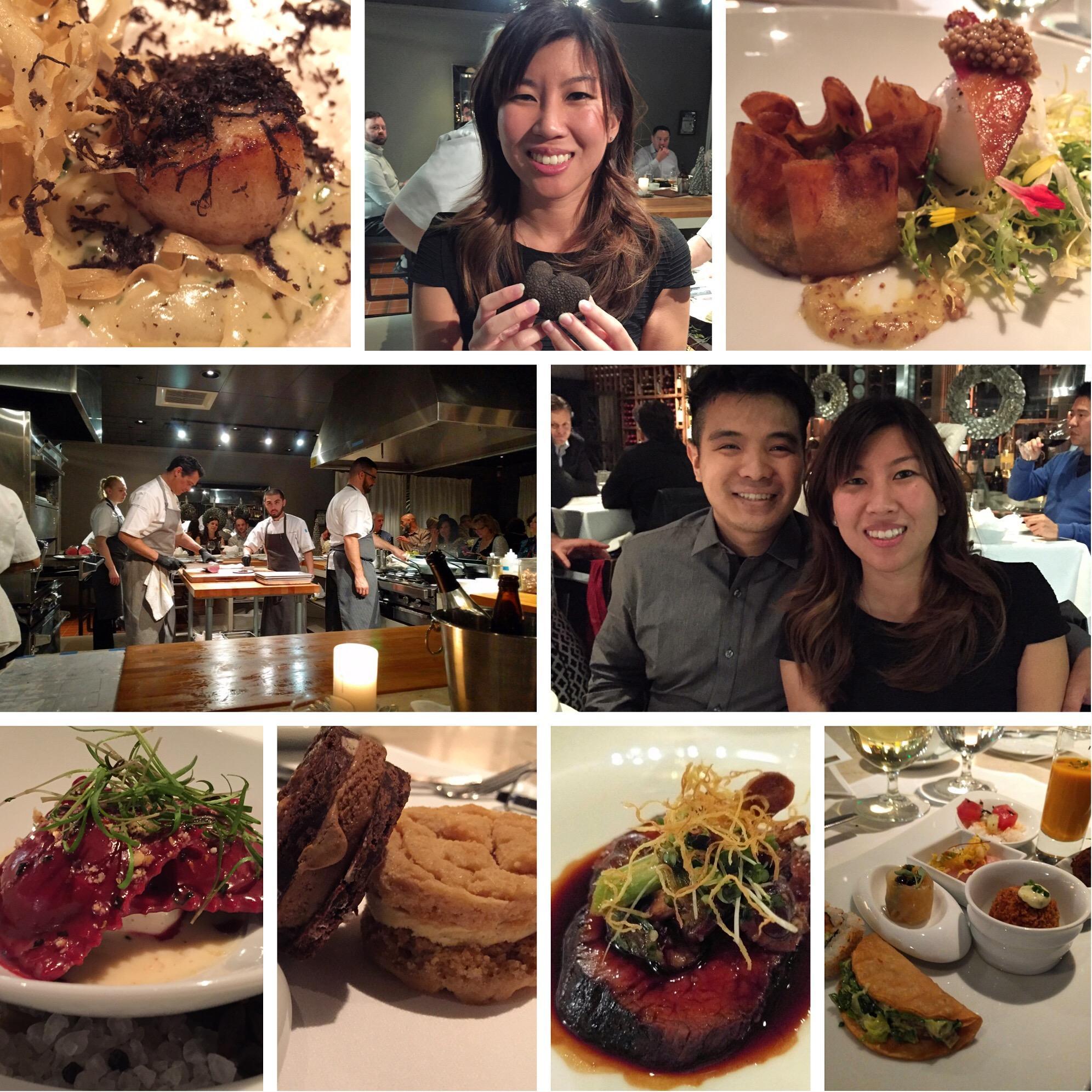 We celebrated our one year anniversary at technically our first "Michelin Star" restaurant, The Kitchen, Sacramento CA (December 2015)