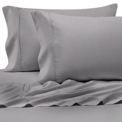 Pure Beech® 100% Modal Sateen Standard Pillowcase Pair in Silver