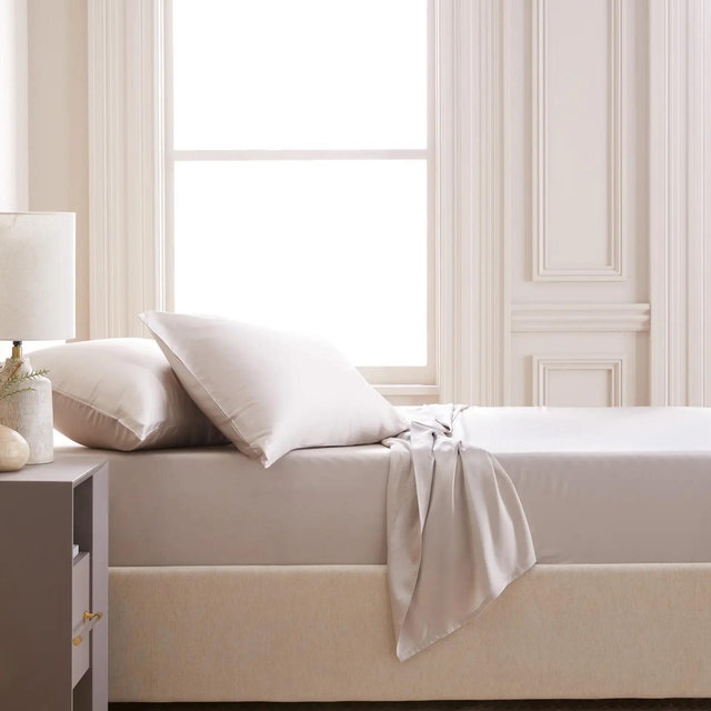 Queen Organic Bamboo Viscose Sheet Set- Sand