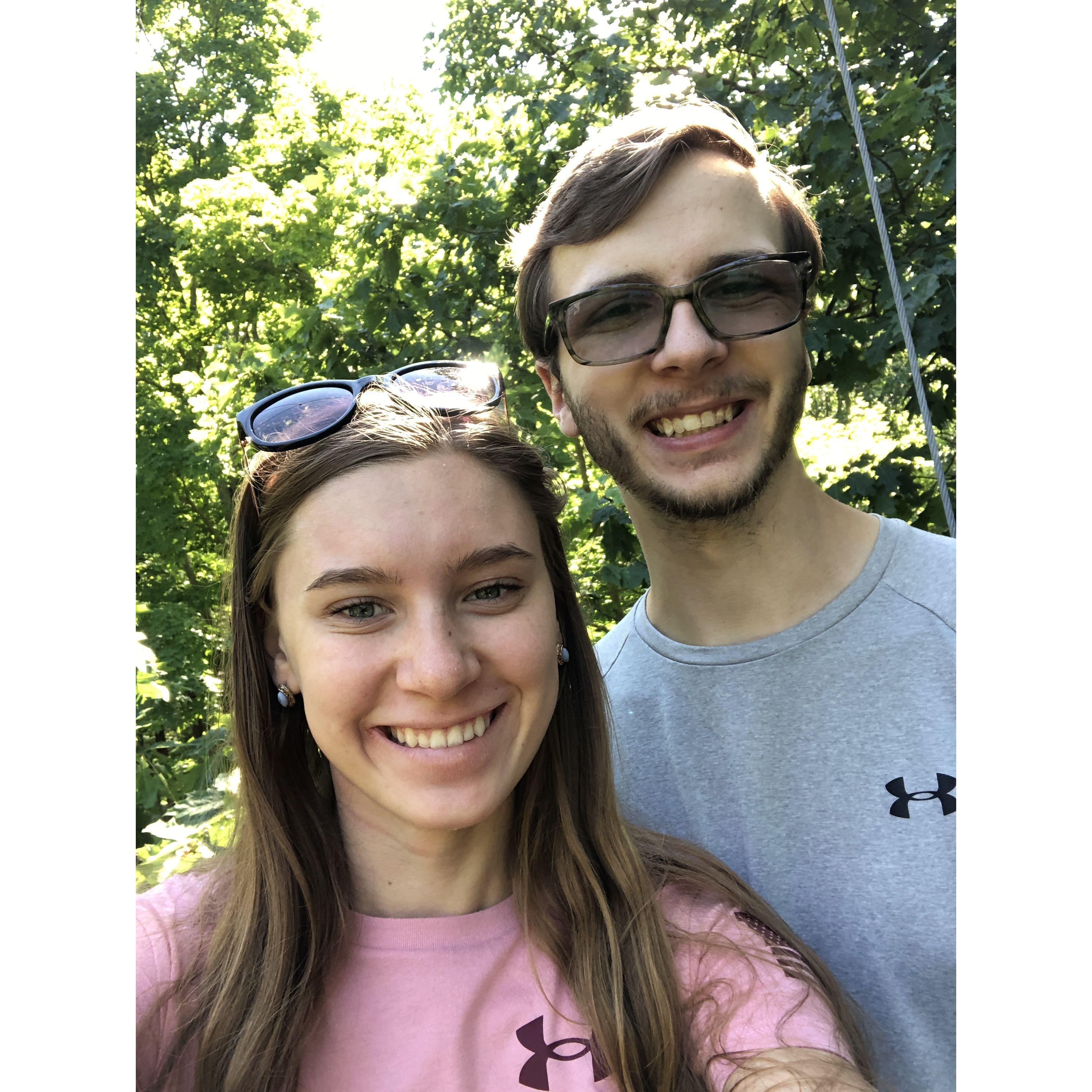 Hiking at the Holden Arboretum
