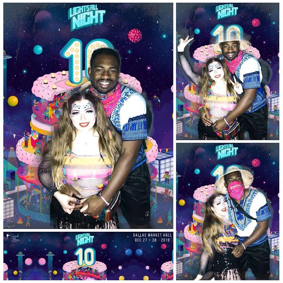 Lights All Night in Dallas, Christmas 2019