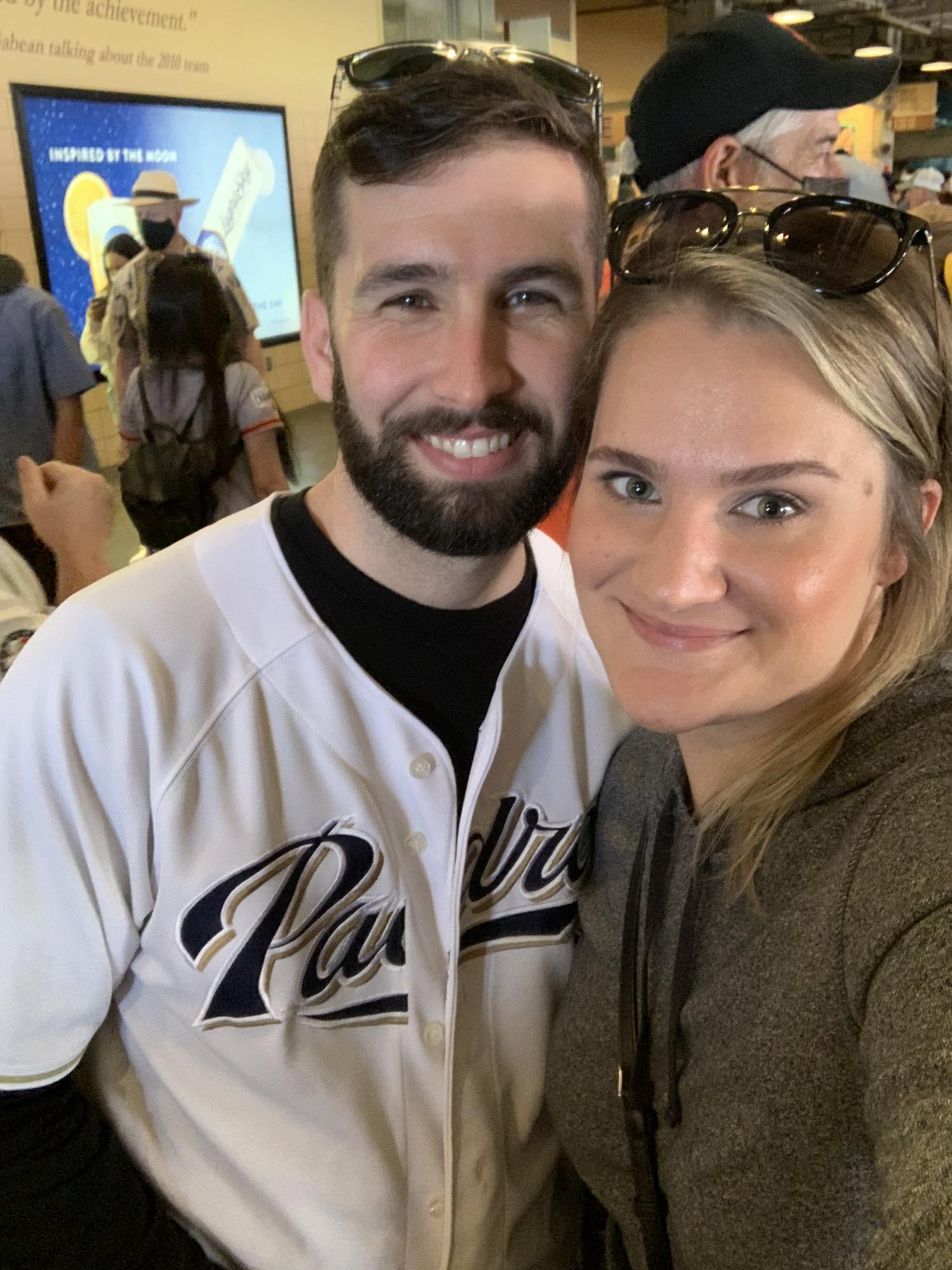 Watching the Padres play the Giants in SF.
