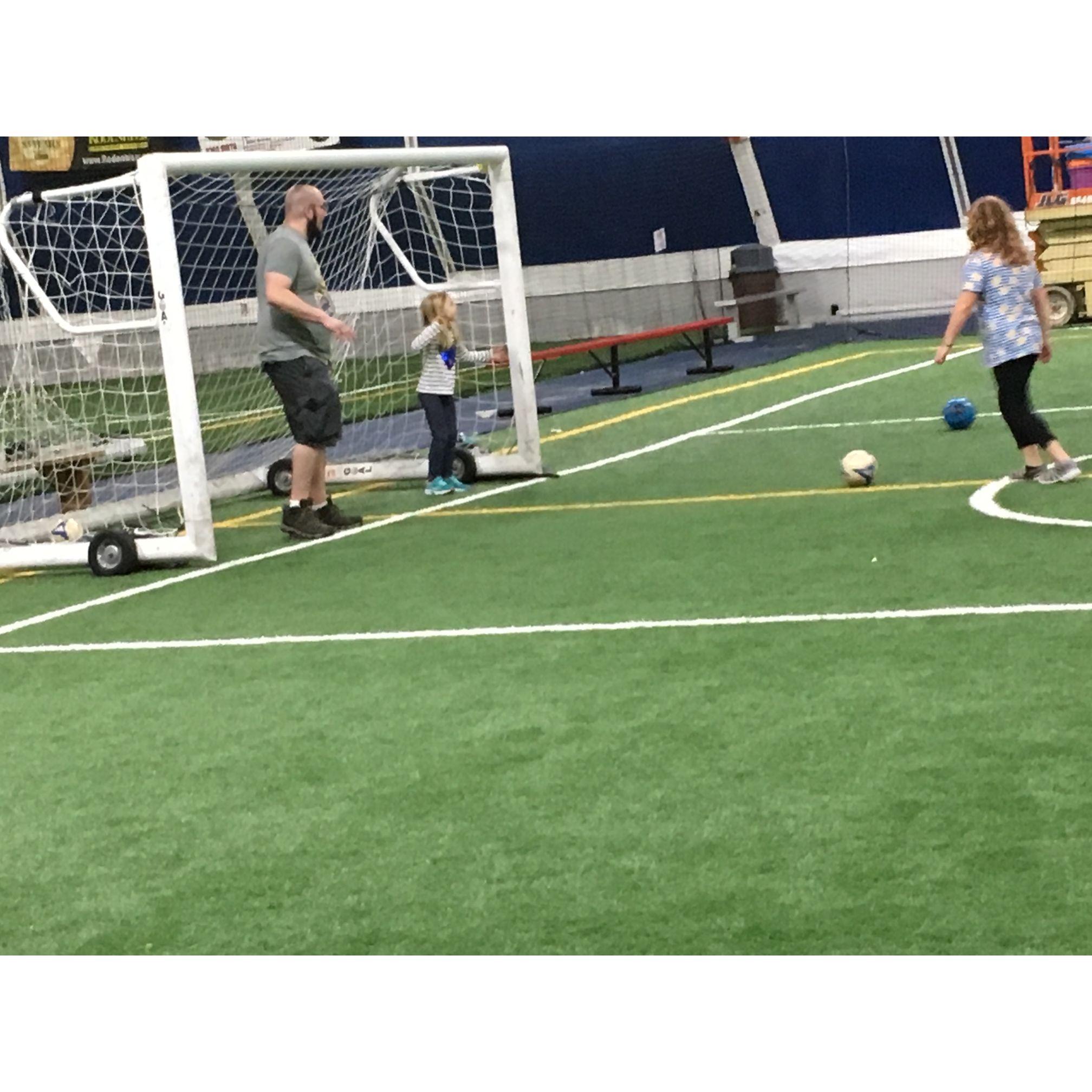 Who says Uncle Steve can't play?