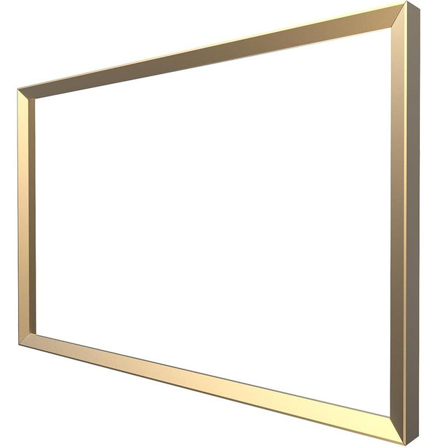 H Huaberich Aluminum Alloy Decorative Frame case for Echo Show 21 (Golden)