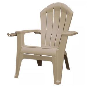 Adams RealComfort Deluxe Gray Resin Frame Adirondack Chair