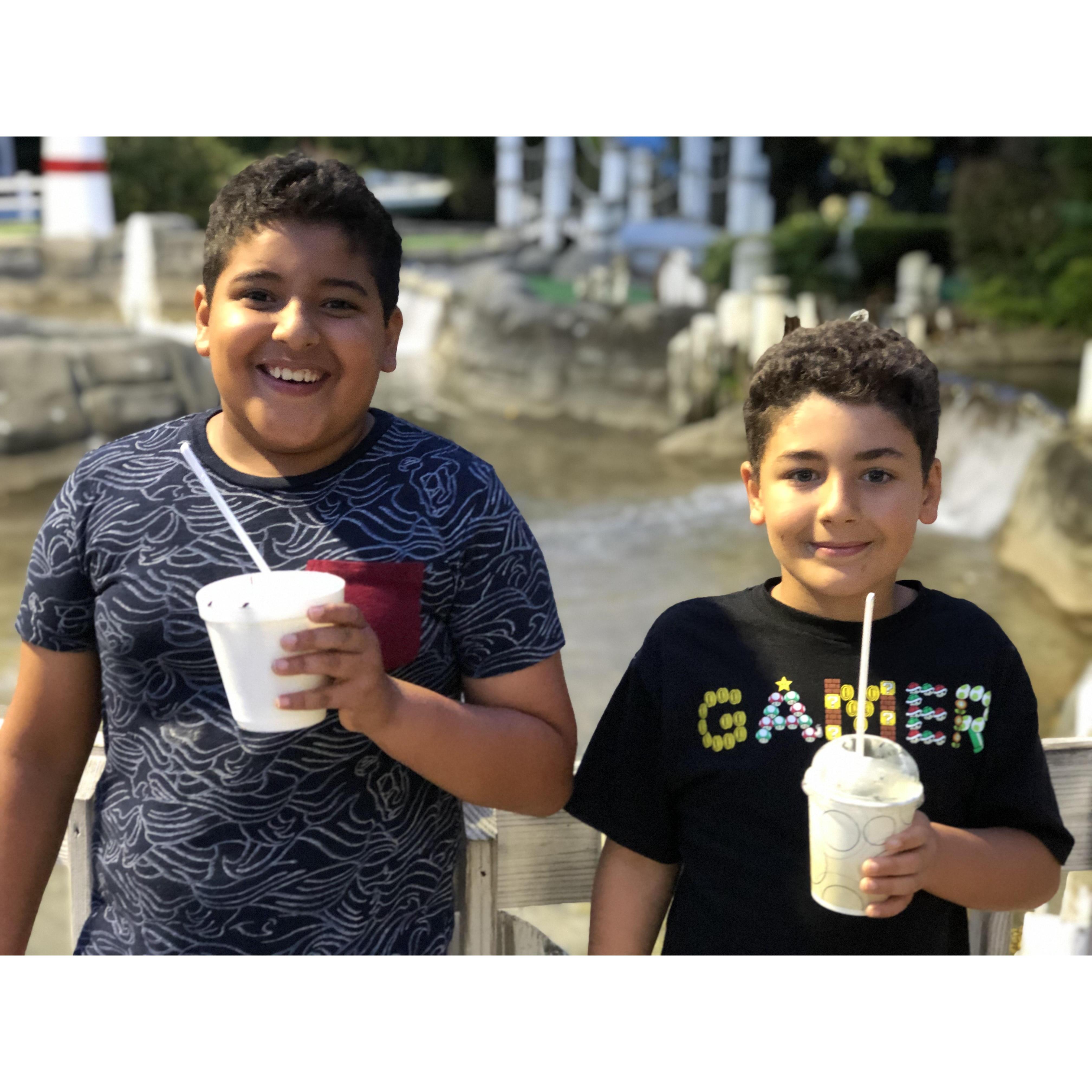 Many trips to get ice cream!