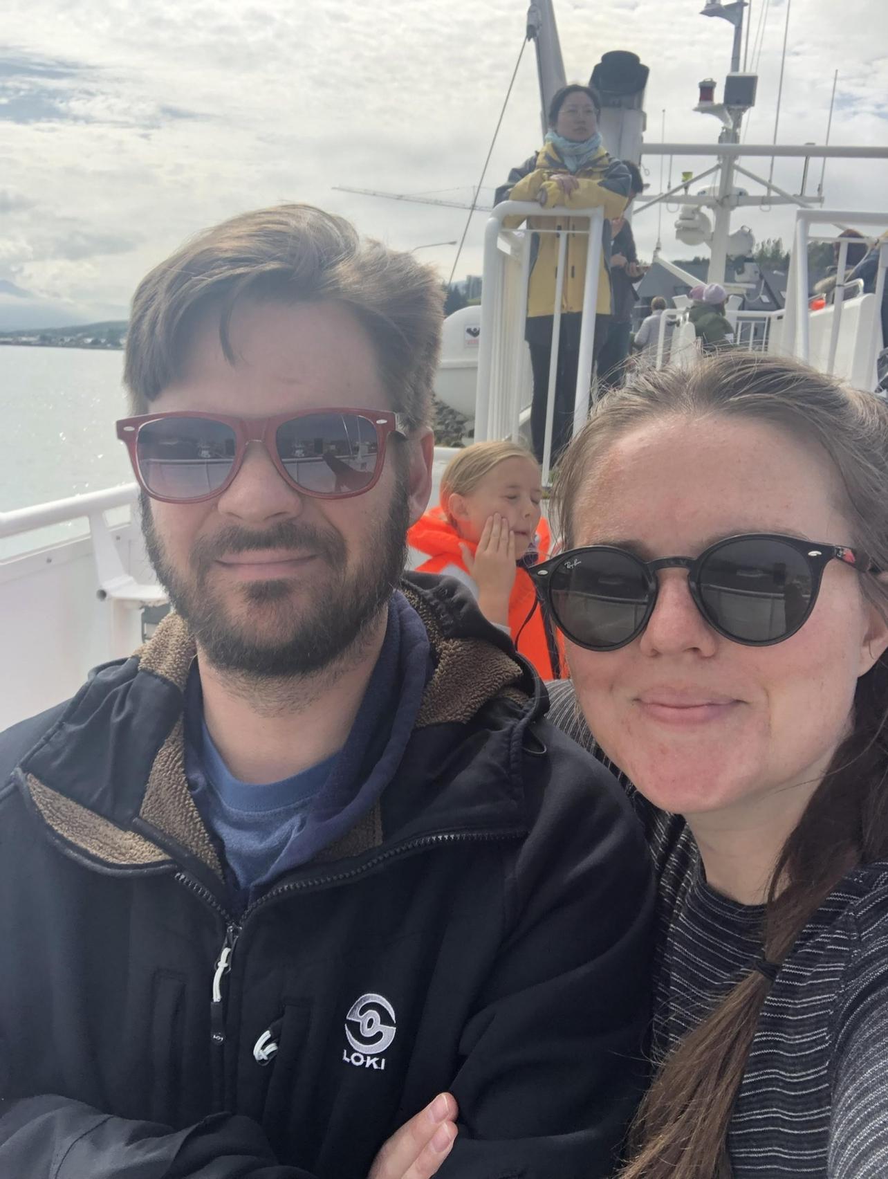Whale watching in the Greenland Sea! 🥶 out of Akureyri, Iceland