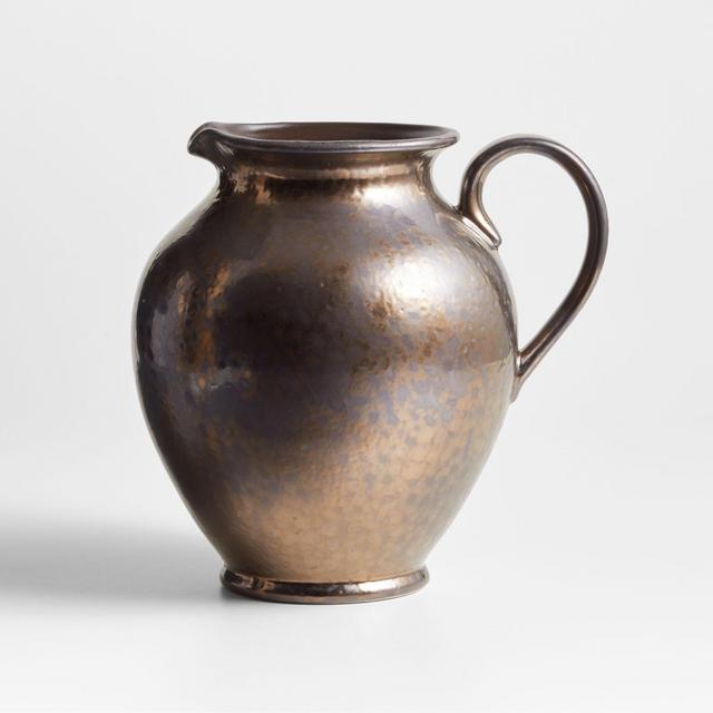 Uplifter Metallic Pitcher with Handle by Leanne Ford