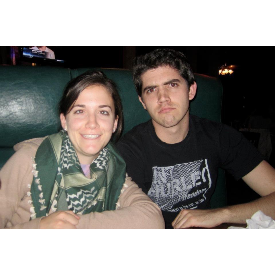 Sometime in undergrad, judging by Tyler's lack of facial hair.