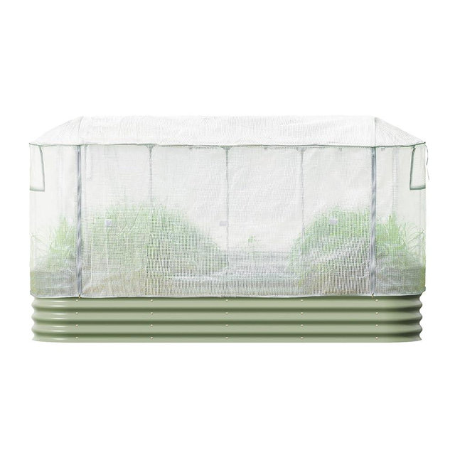 Vego garden Frost Greenhouse Cover System for 3.5' x 6.5' (9 in 1) Garden Bed