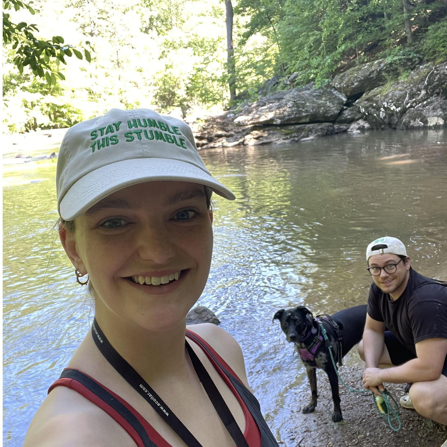 Recreating our first photo from Sweetwater Creek a year later