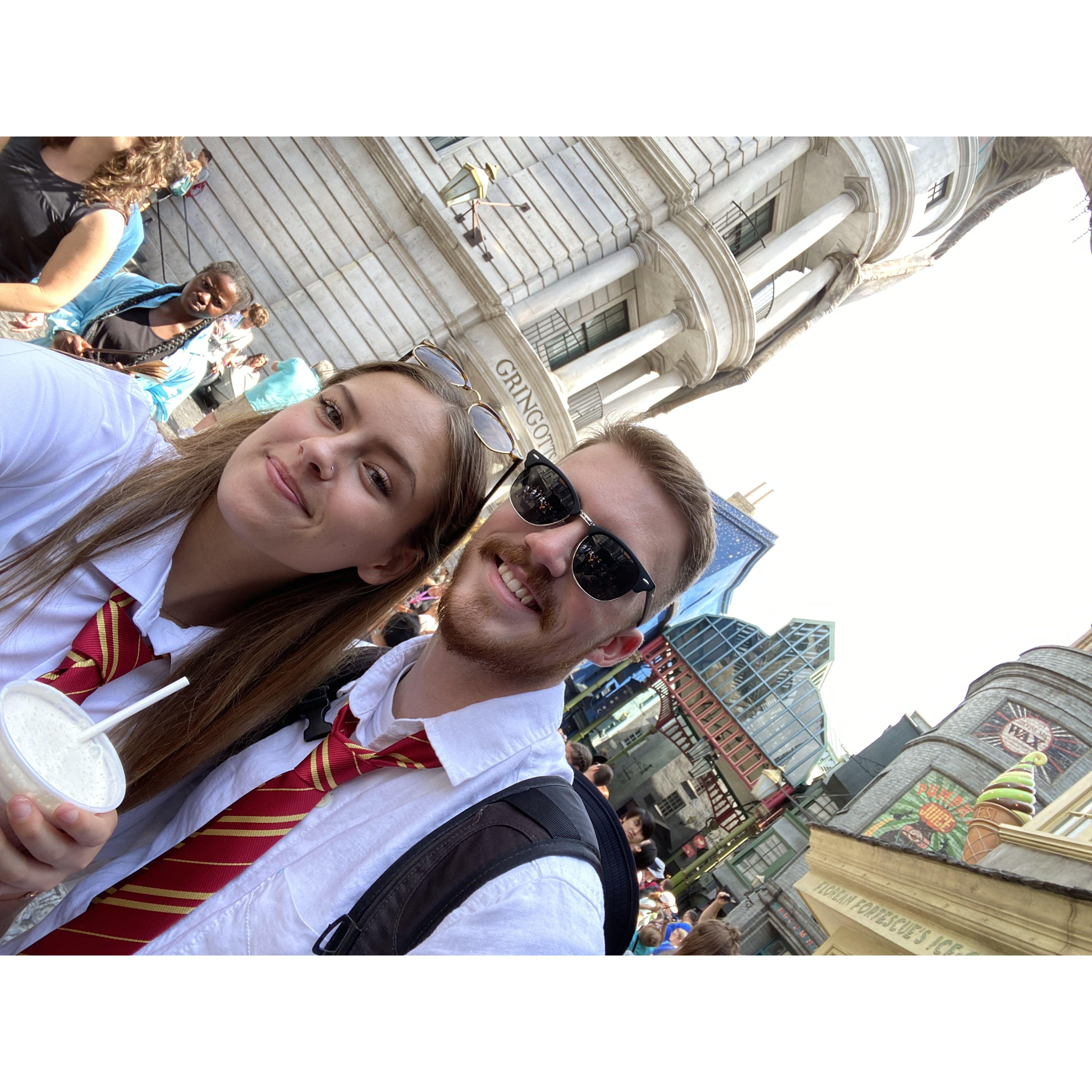 Butter Beer in Harry Potter World!