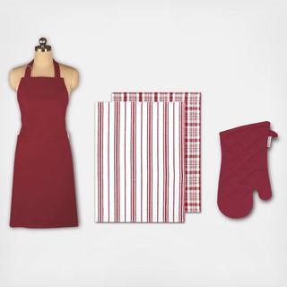 Farmhouse 4-Piece Apron Set