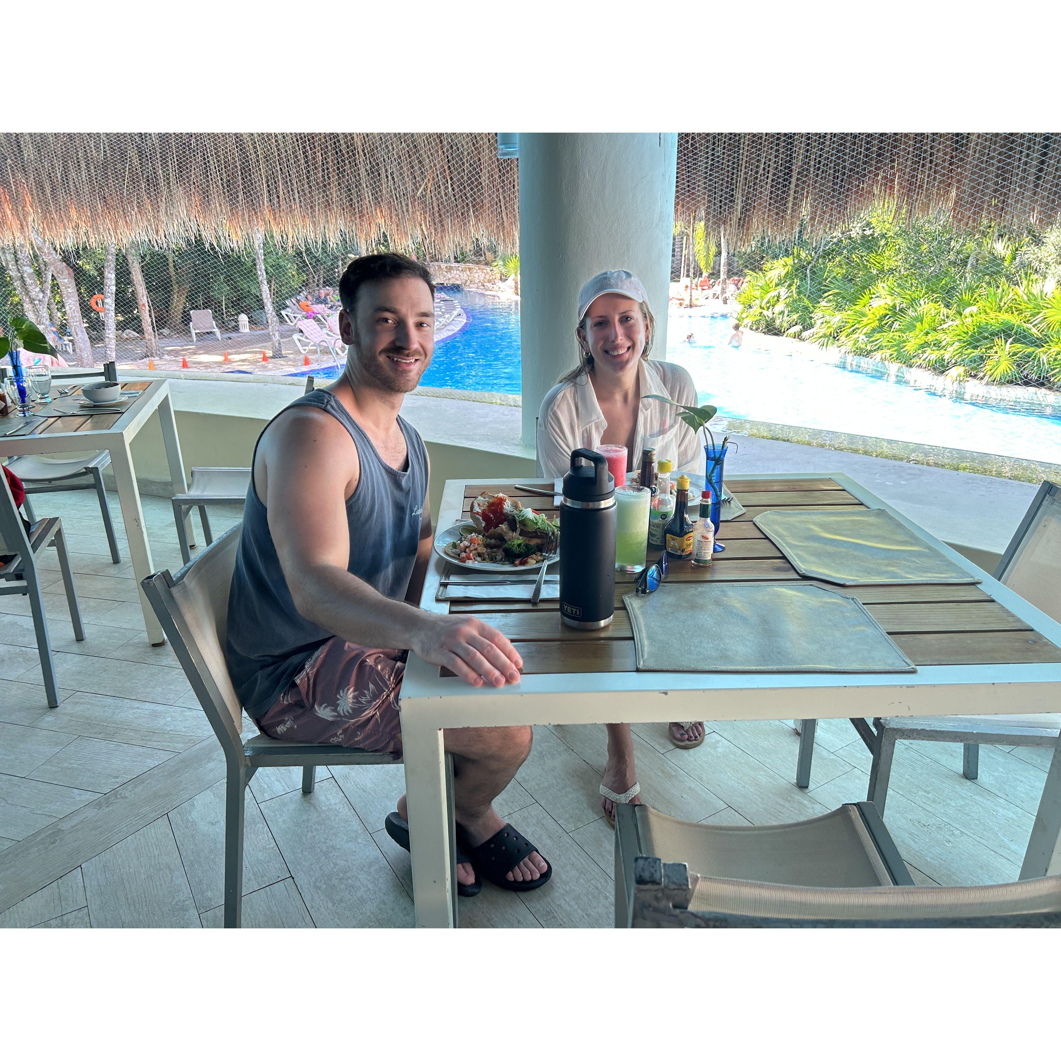 Lunch in Playa del Carmen