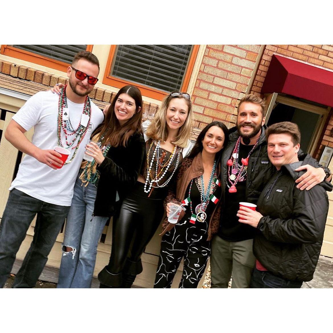 Our first Gasparilla together in Tampa, Florida